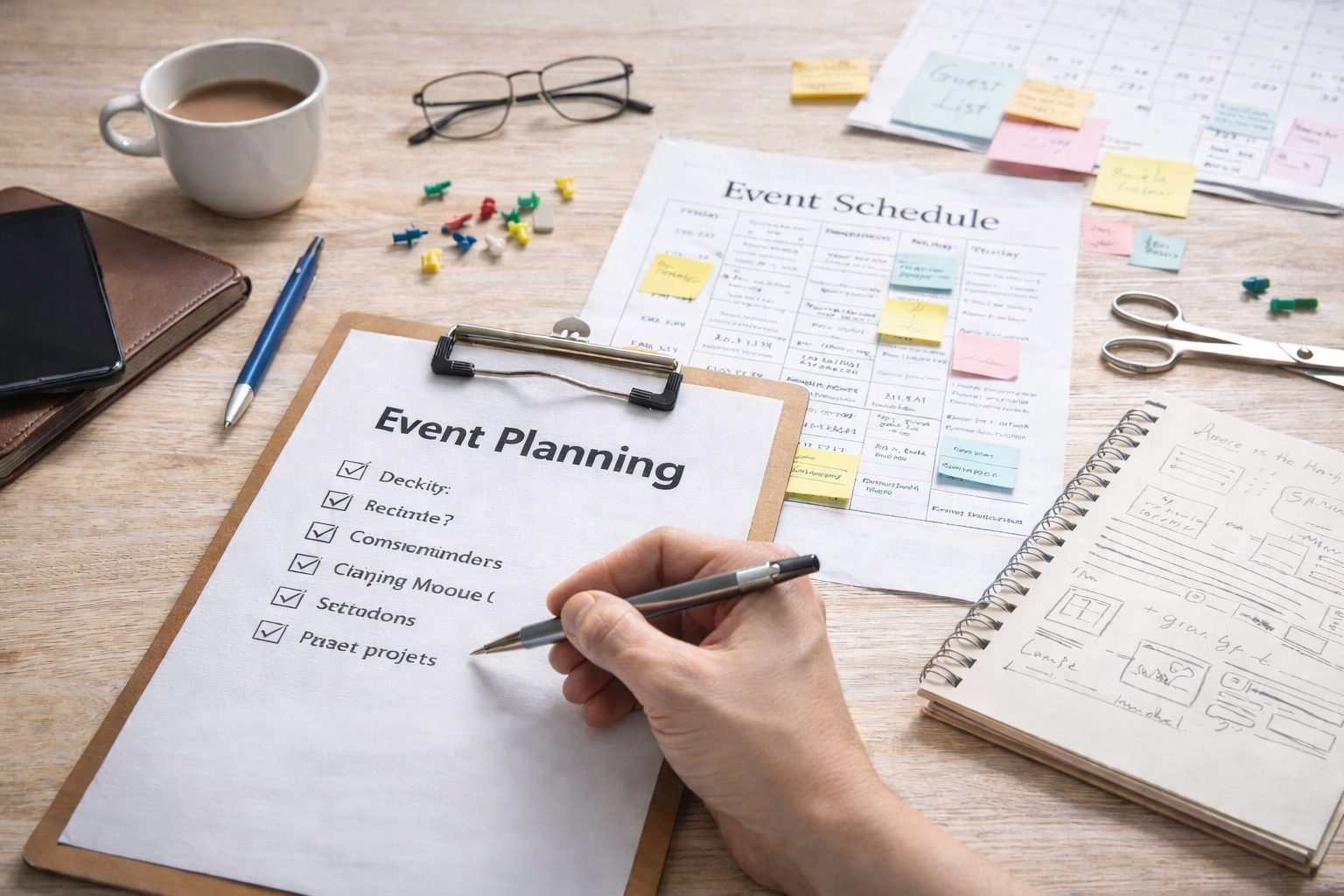 Organisation von Veranstaltungen